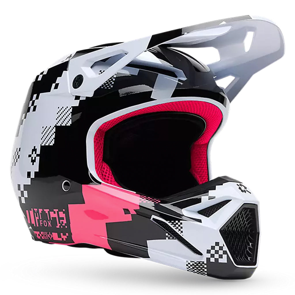 Fox - 2025 V1 Digi Image Black/Pink Helmet