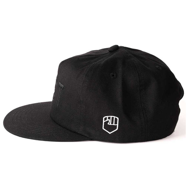 Fist - Logotype Black/Black Snapback Hat