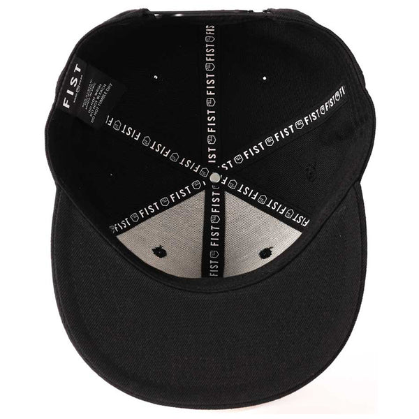 Fist - Logotype Black/Black Snapback Hat