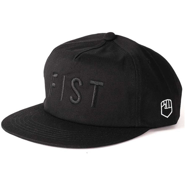 Fist - Logotype Black/Black Snapback Hat