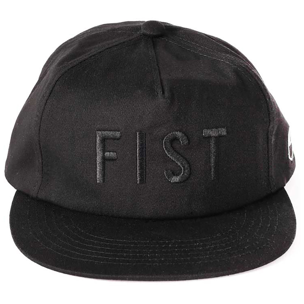 Fist - Logotype Black/Black Snapback Hat
