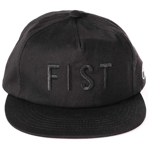 Fist - Logotype Black/Black Snapback Hat