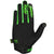 Fist - Strapped Black/Green Gloves