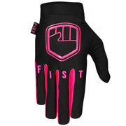 Fist - Strapped Black/Pink Gloves