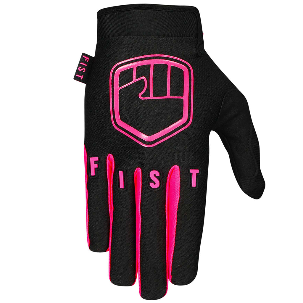 Fist - Strapped Black/Pink Gloves