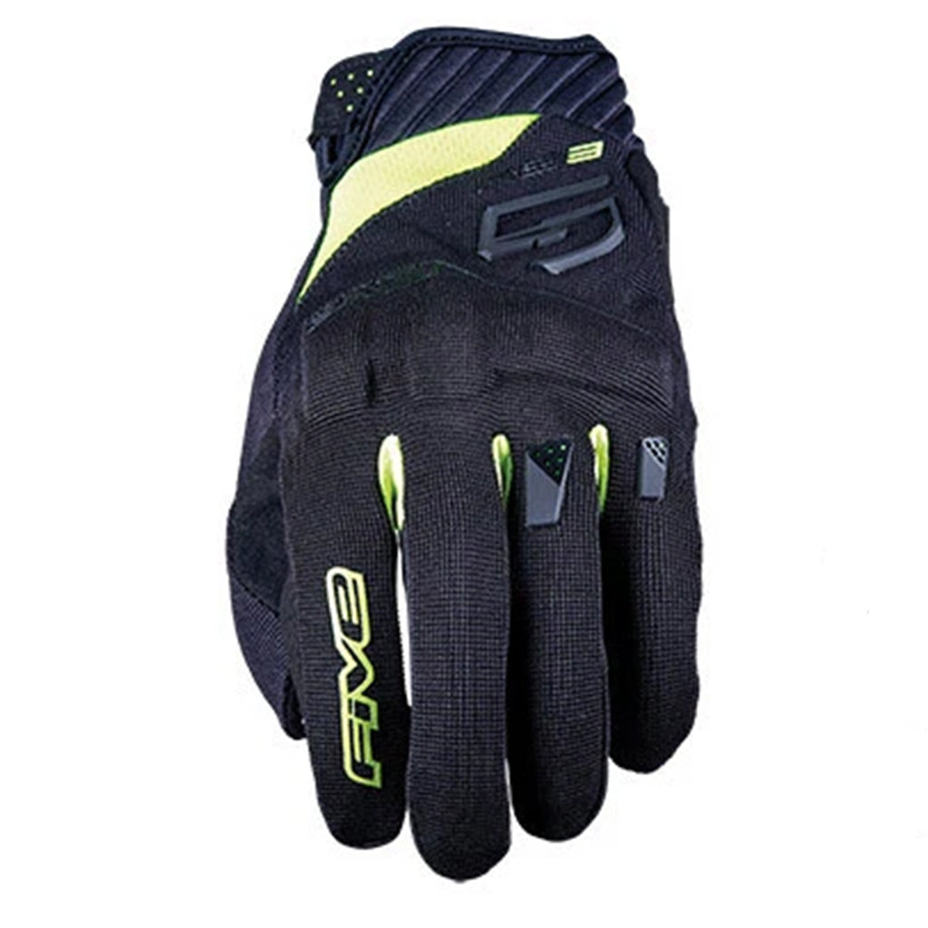 Five - RS-3 Evo Black/Yellow Gloves