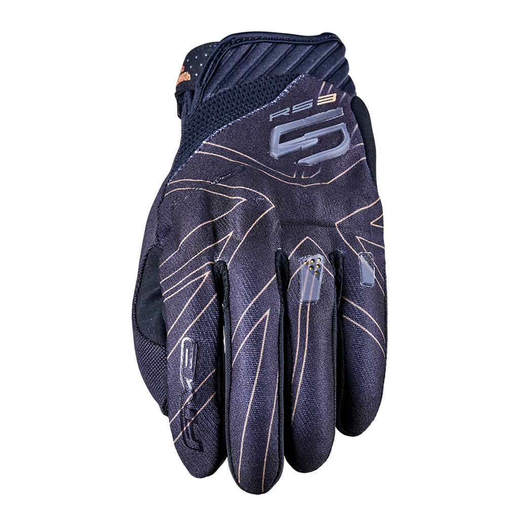 Five - RS-3 EVO Union Jack Black/Gold Gloves