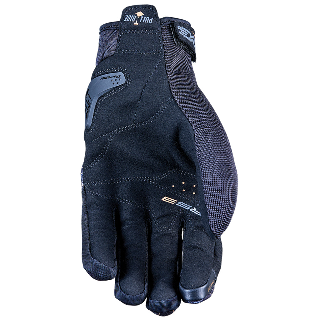 Five - RS-3 EVO Union Jack Black/Gold Gloves