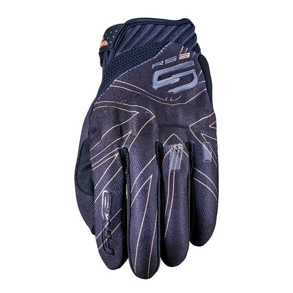 Five - RS-3 EVO Union Jack Black/Gold Gloves