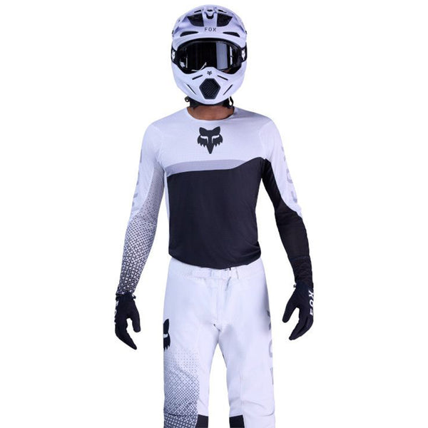 Fox - 2026 Flexair Fracture White/Black Jersey