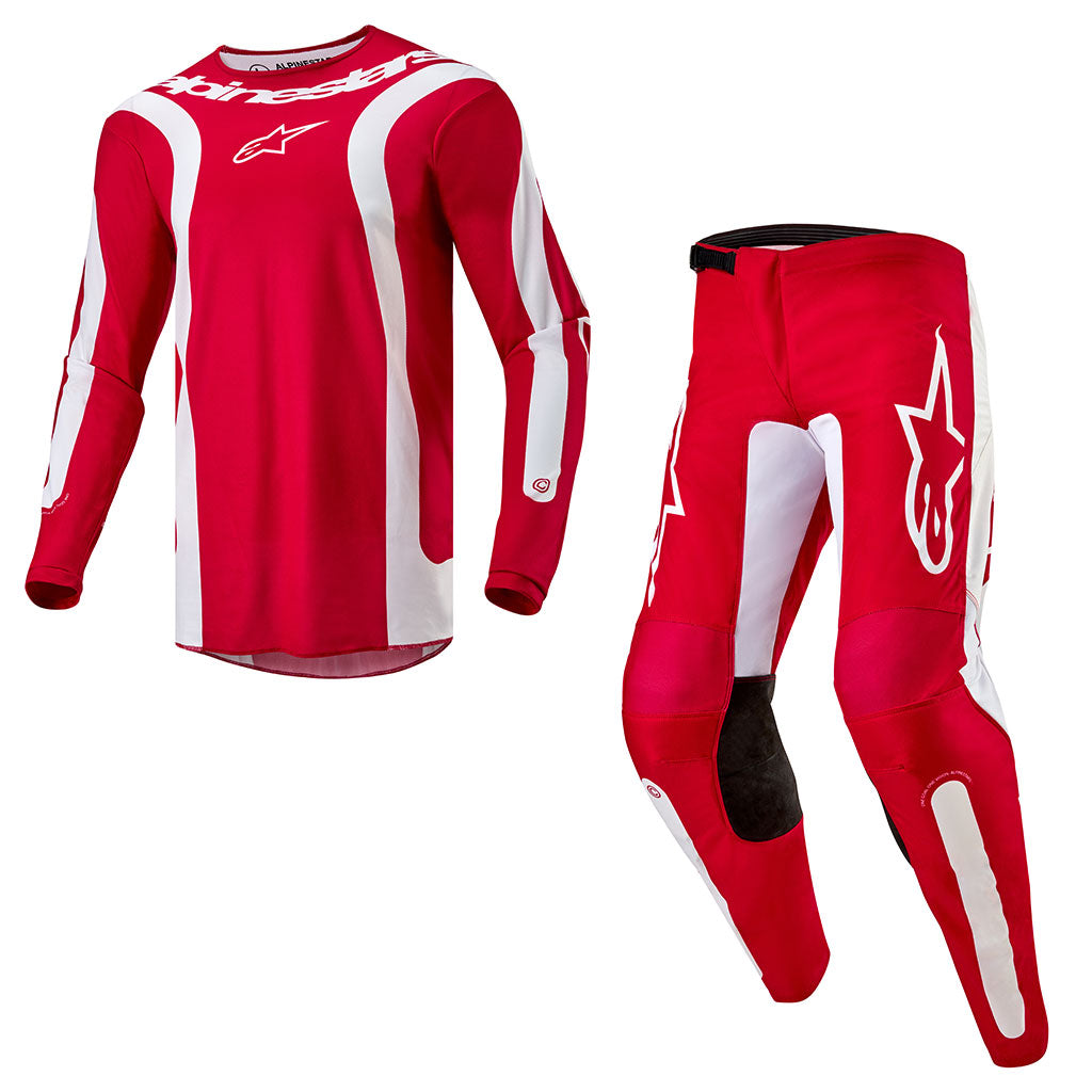 Alpinestars - 2024 Fluid Lurv Red/White MX Combo