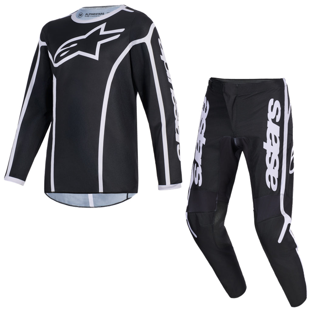 Alpinestars - 2026 Youth Fluid Apex Black/Gray MX Combo