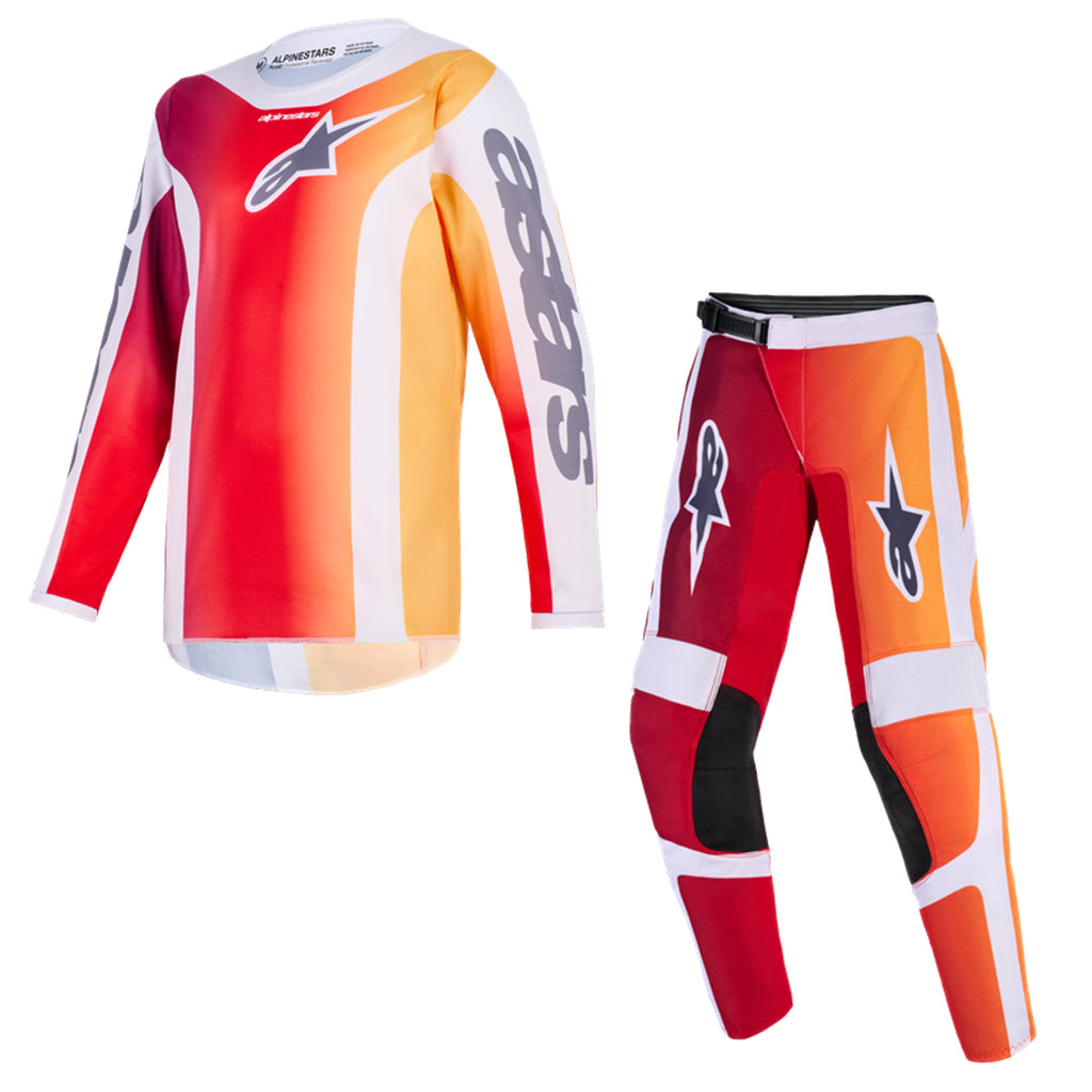 Alpinestars - 2026 Youth Fluid Portl Red/Gray MX Combo