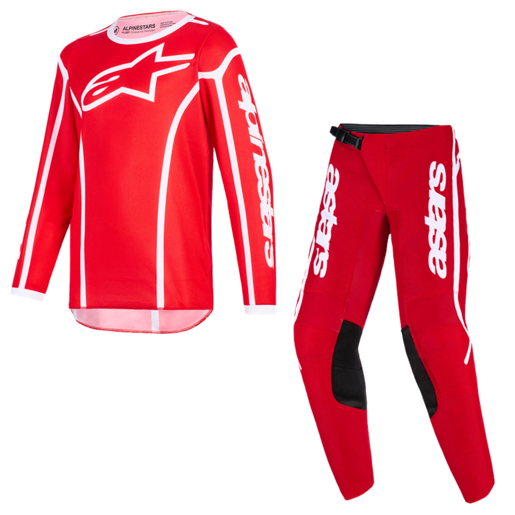 Alpinestars - 2026 Youth Fluid Apex Red/White MX Combo
