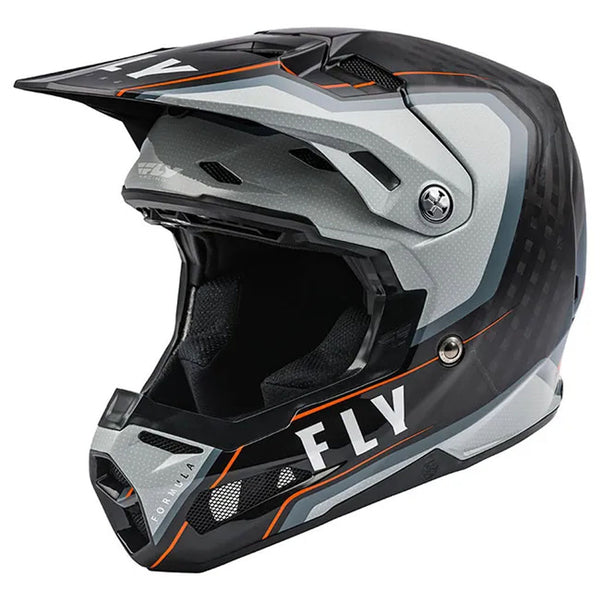 Fly Racing - Formula Carbon Axon Black/Grey/Orange Helmet