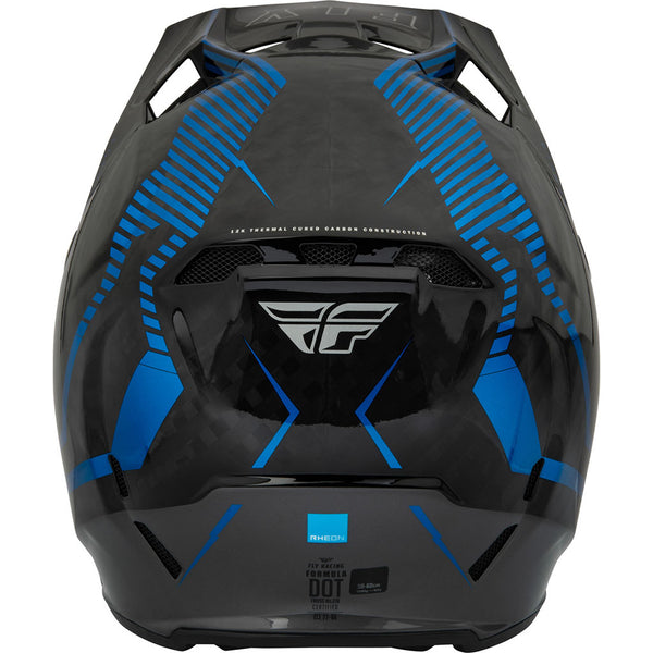 Fly Racing - Youth Formula Carbon Tracer Blue/Black Helmet