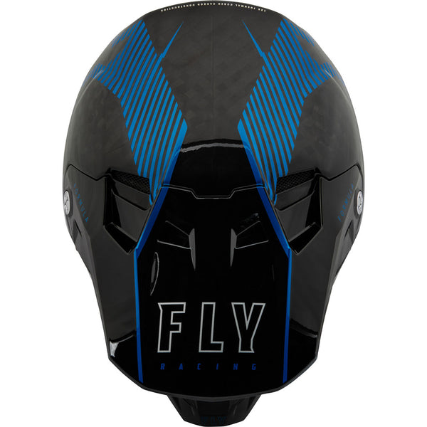 Fly Racing - Youth Formula Carbon Tracer Blue/Black Helmet
