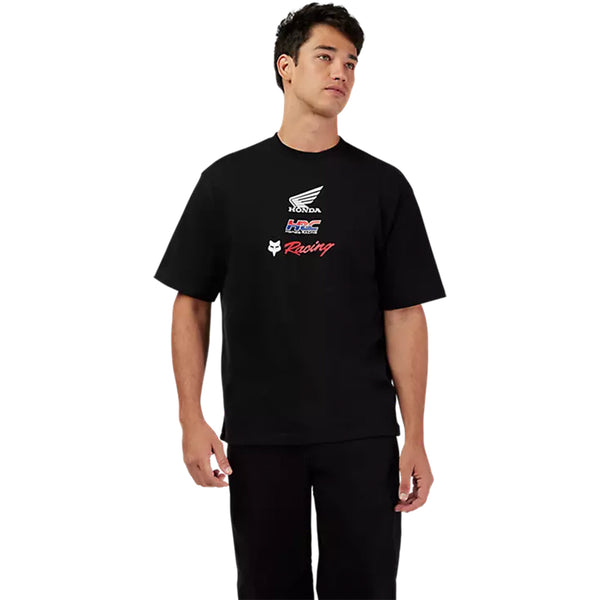 Fox - 2025 Honda Oversized SS Black Tee