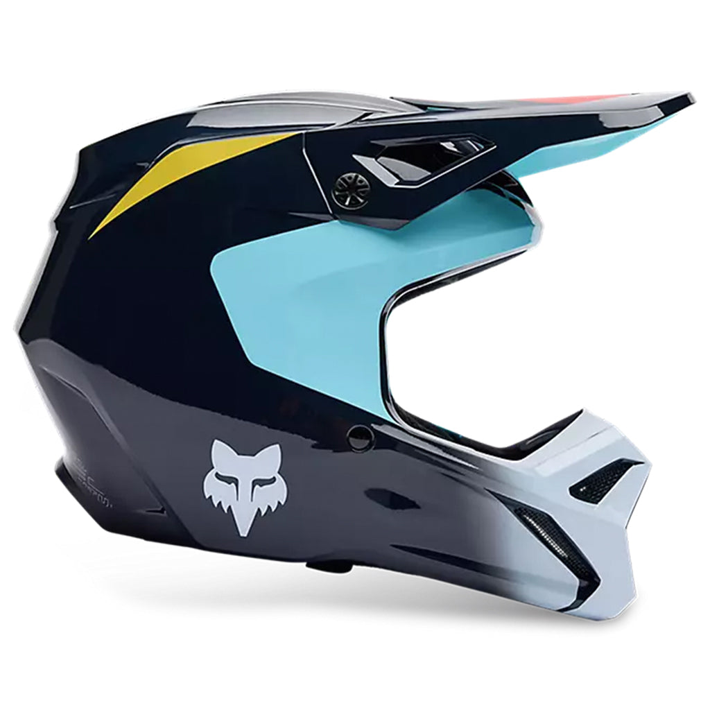 Fox - 2025 Youth V1 Elevated Blue Helmet