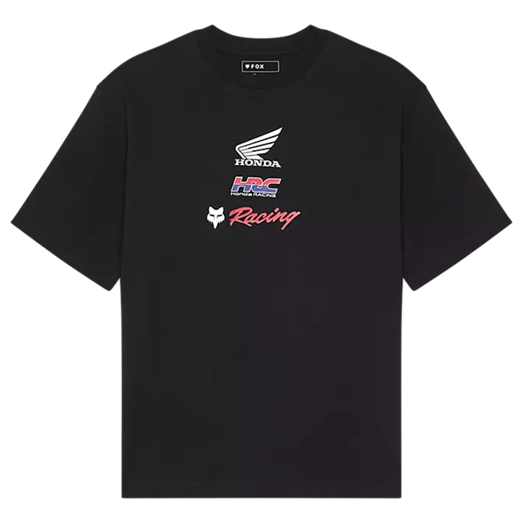 Fox - 2025 Honda Oversized SS Black Tee