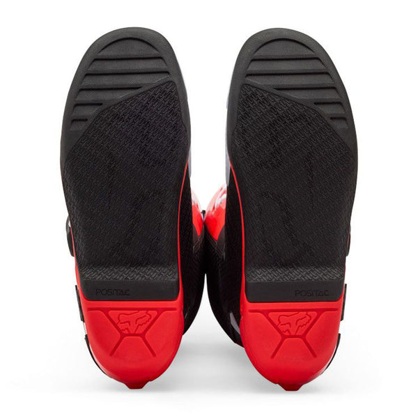 Fox - 2026 Comp White/Flo Red Boots