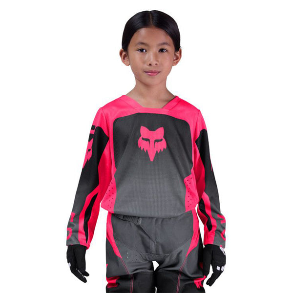 Fox - 2026 Kids Girls 180 Shield Black/Pink Jersey
