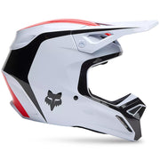 Fox - 2025 V1 Flow White/Red Helmet