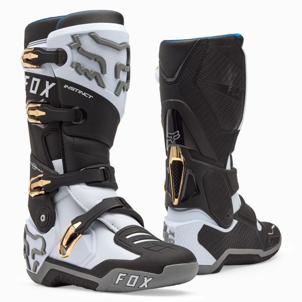 Fox - 2026 Instinct White/Black/Grey Boots