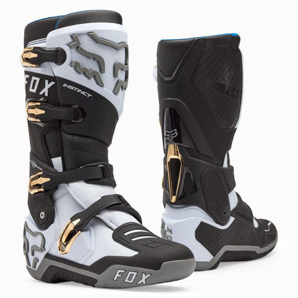 Fox - 2026 Instinct White/Black/Grey Boots