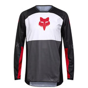 Fox - 2025 180 Flow White/Red Jersey