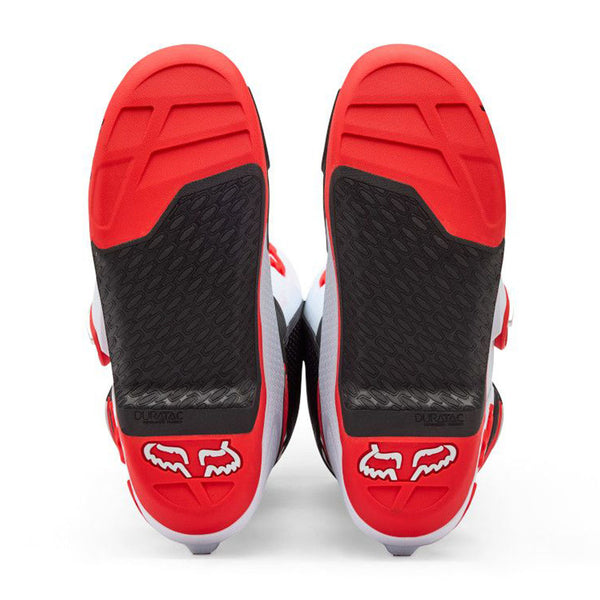 Fox - 2026 Motion White/Flo Red Boots