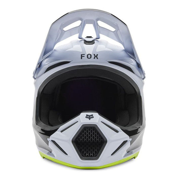 Fox - 2026 V3 Tine White/Yellow Helmet