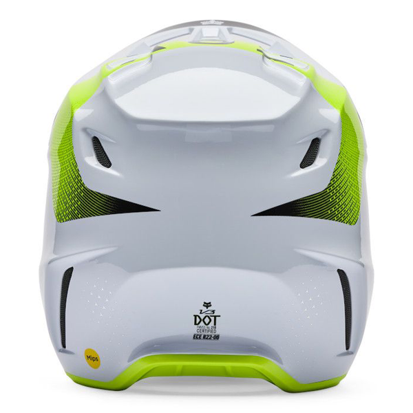 Fox - 2026 V3 Tine White/Yellow Helmet