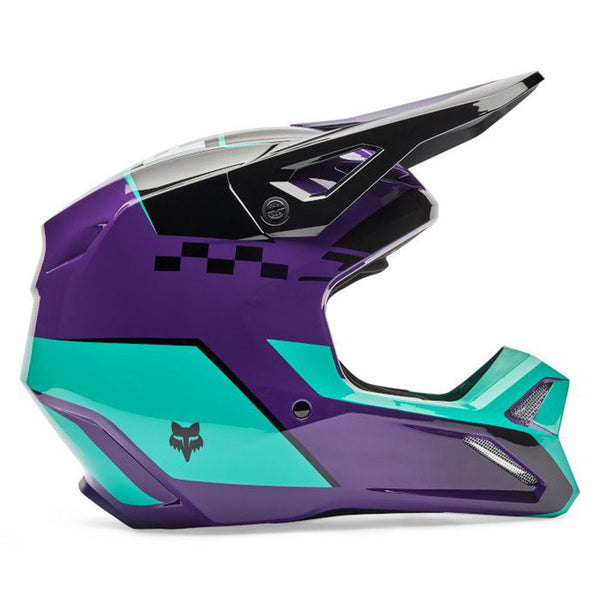 Fox - 2026 V1 Collect Green/Purple Helmet