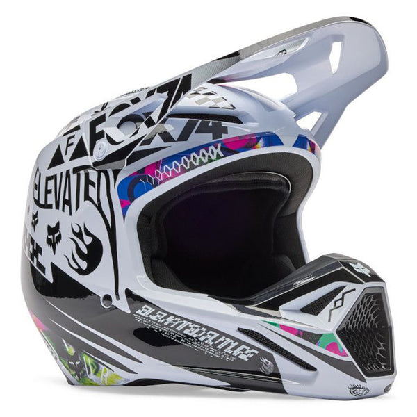 Fox - 2026 V1 Image Cosmo White/Black Helmet