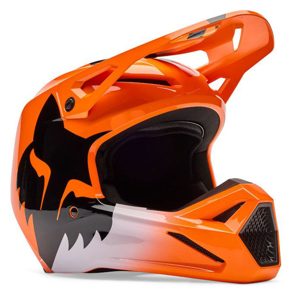 Fox - 2026 V1 Shield Flo Orange Helmet