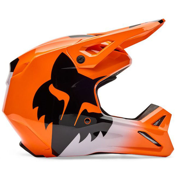 Fox - 2026 V1 Shield Flo Orange Helmet