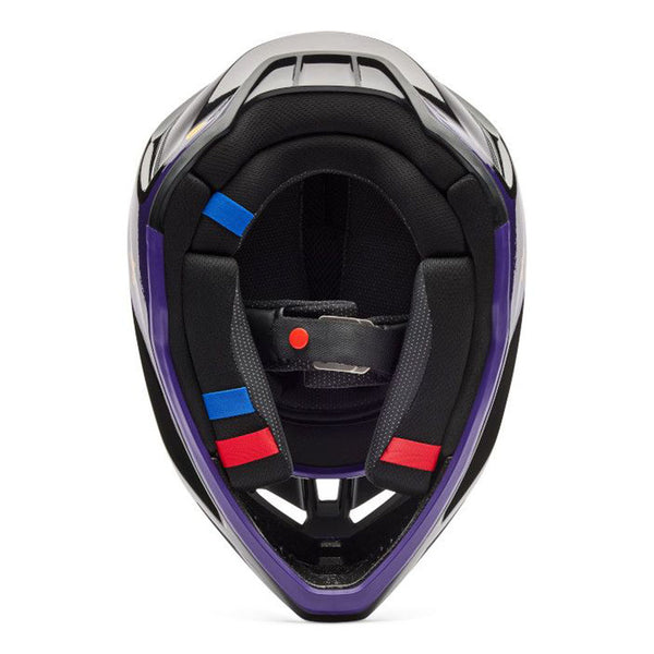Fox - 2026 V3 Drip Black/Purple Helmet