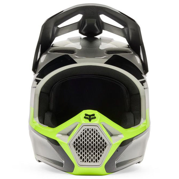 Fox - 2026 Youth V1 Collect Grey/Yellow Helmet