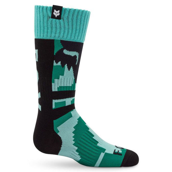 Fox - 2026 Youth 180 Kairos Turquoise Socks