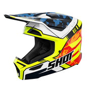 Shot - 2026 Furious Flash Blue/Neon Yellow Helmet