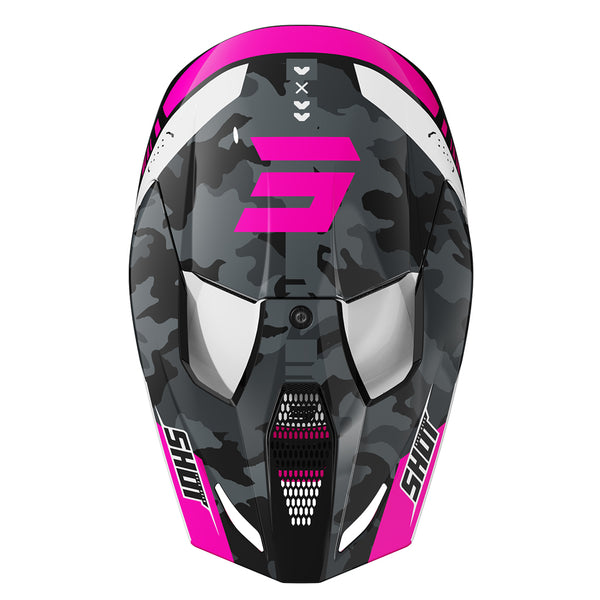 Shot - 2026 Furious Flash Gloss Pink Helmet