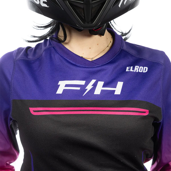 Fasthouse - Womens Elrod React Electric Pink/Purple Jersey