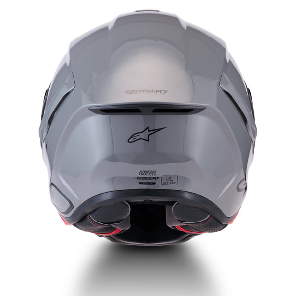 Alpinestars - SR7 Solid Gloss Grey Helmet