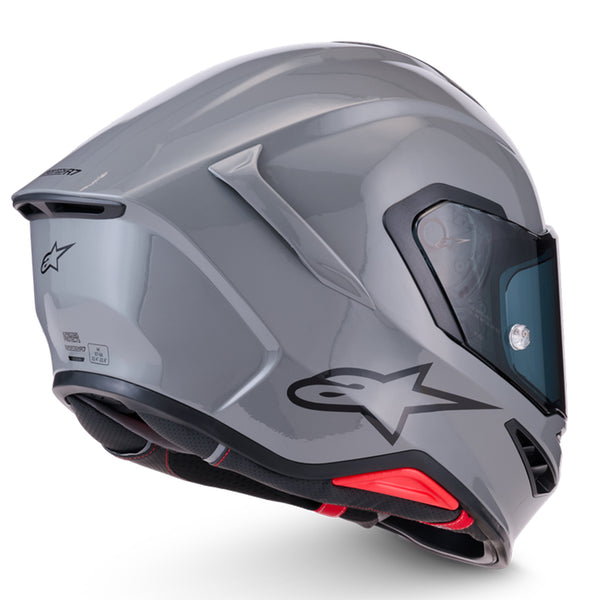 Alpinestars - SR7 Solid Gloss Grey Helmet