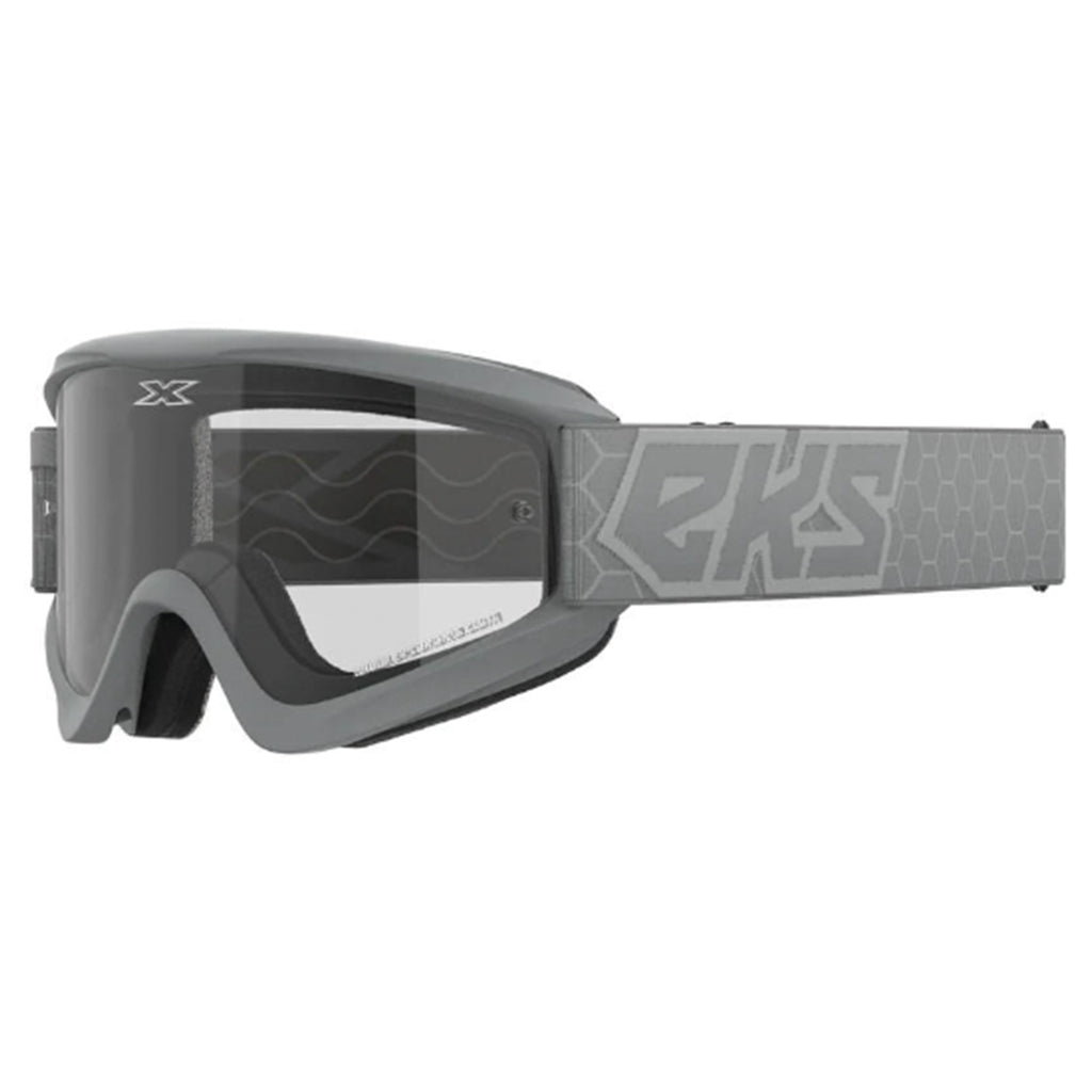 EKS - Gox Flat Out Grey Clear Lens Goggle