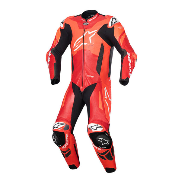 Alpinestars - GP Plus V4 Sprint Fluro Red 1pc Leather Suit