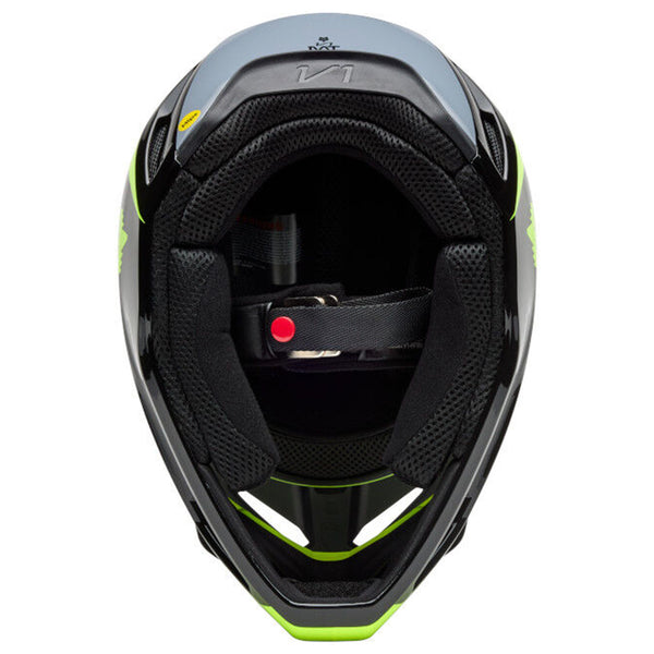 Fox - 2025 V1 Flow Black/Yellow Helmet