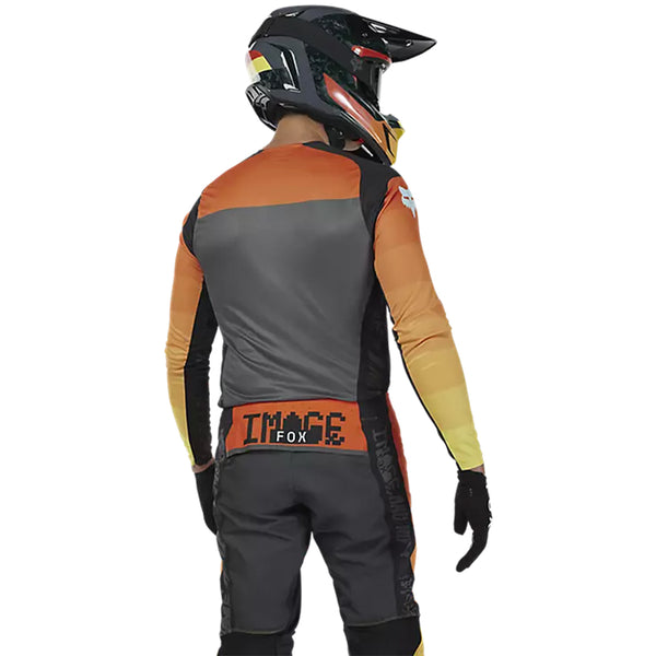 Fox - 2025 Flexair Grid Black/Orange Jersey