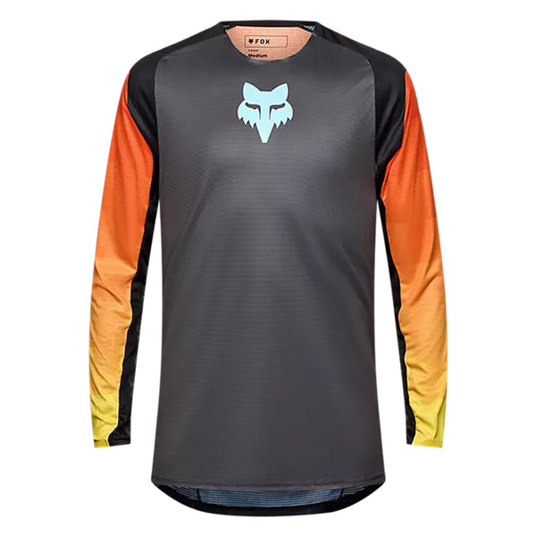 Fox - 2025 Flexair Grid Black/Orange Jersey